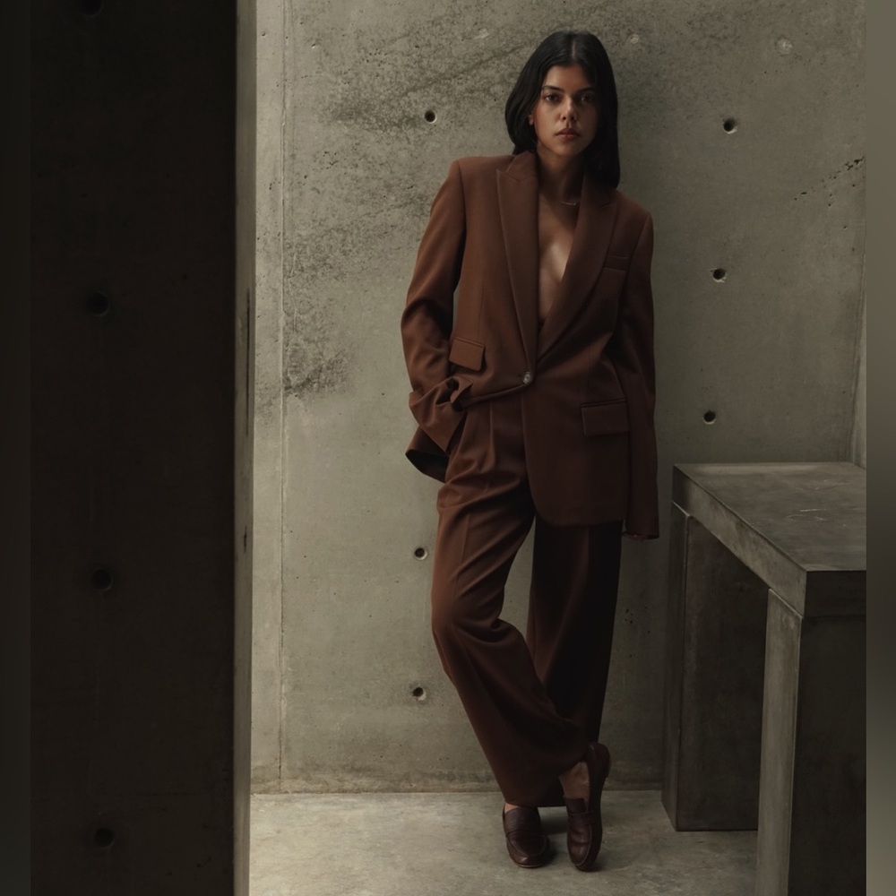 A.L.C. Mavis Brown Blazer Jacket and Pants